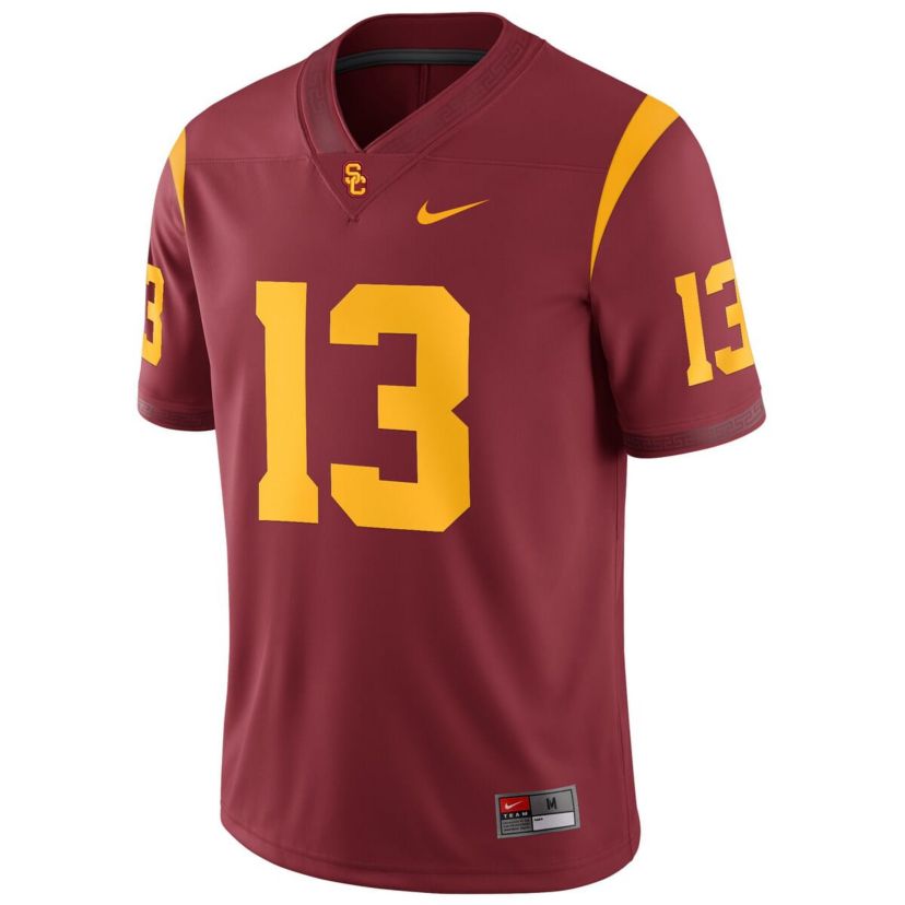 NCAA Nike Caleb Williams USC Trojans Replica Game Jersey