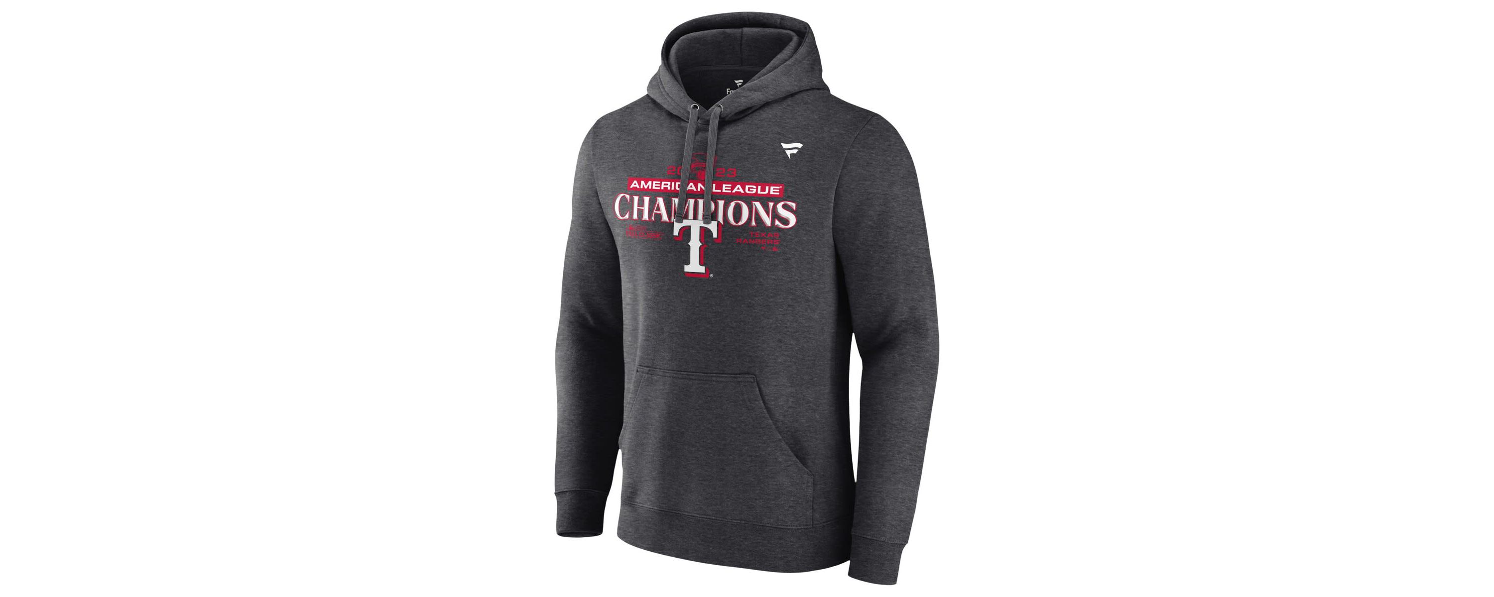 MLB Fanatics Texas Rangers 2023 American League s Locker Room Pullover Hoodie
