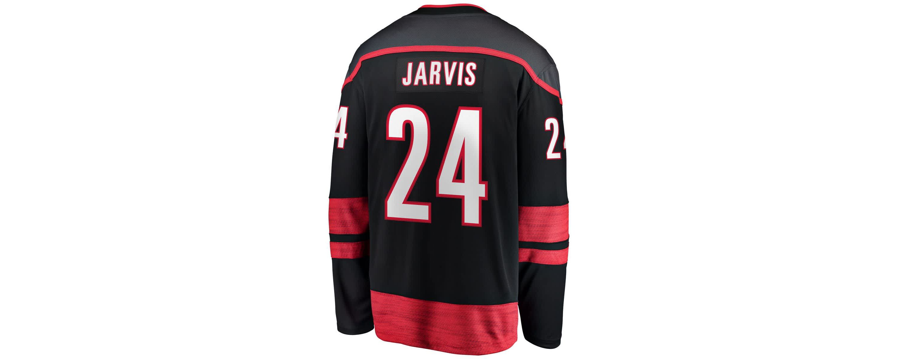 NHL Fanatics Seth Jarvis Carolina Hurricanes Home Breakaway Jersey