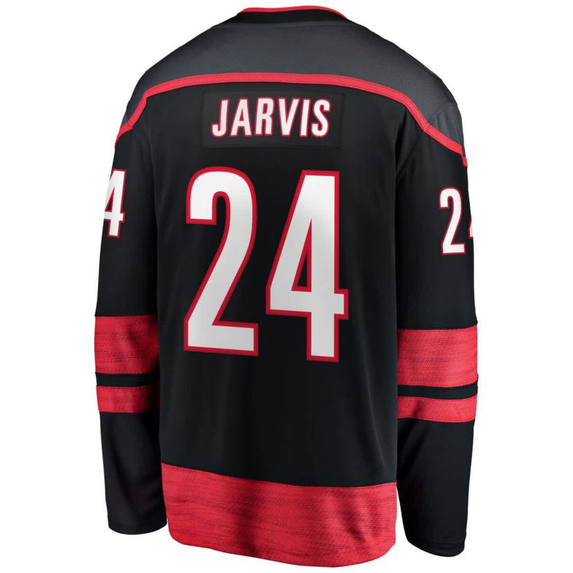 NHL Fanatics Seth Jarvis Carolina Hurricanes Home Breakaway Jersey