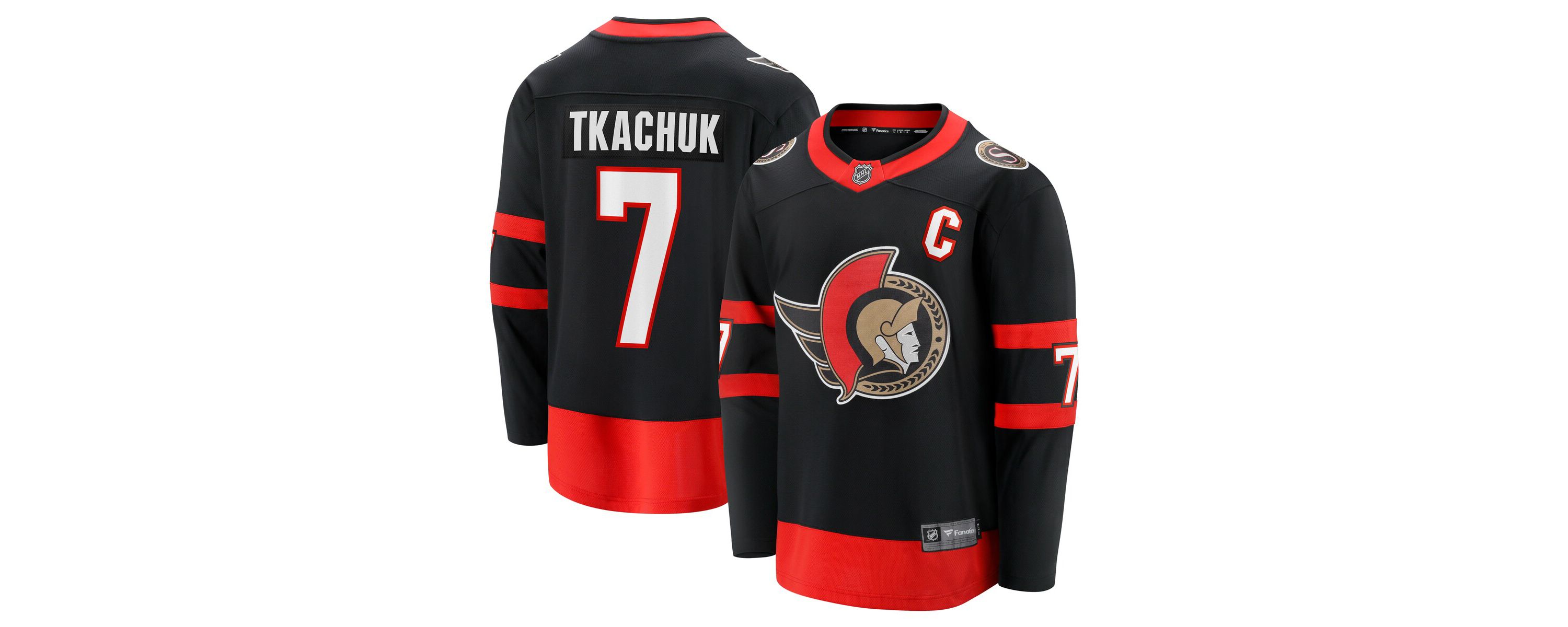 NHL Fanatics Brady Tkachuk Ottawa Senators Home Breakaway Jersey