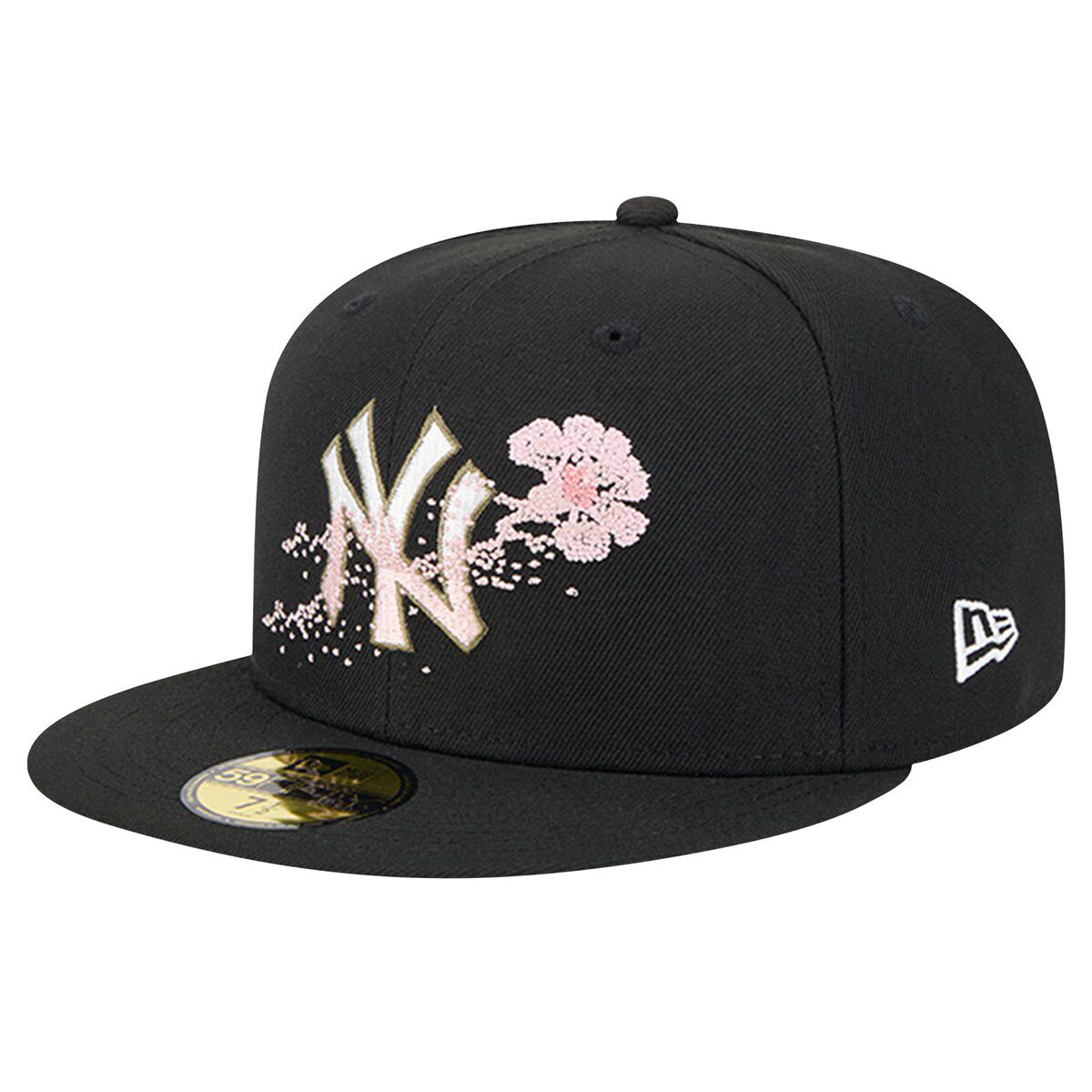 MLB New York Yankees Dotted Floral 59FIFTY Fitted Hat