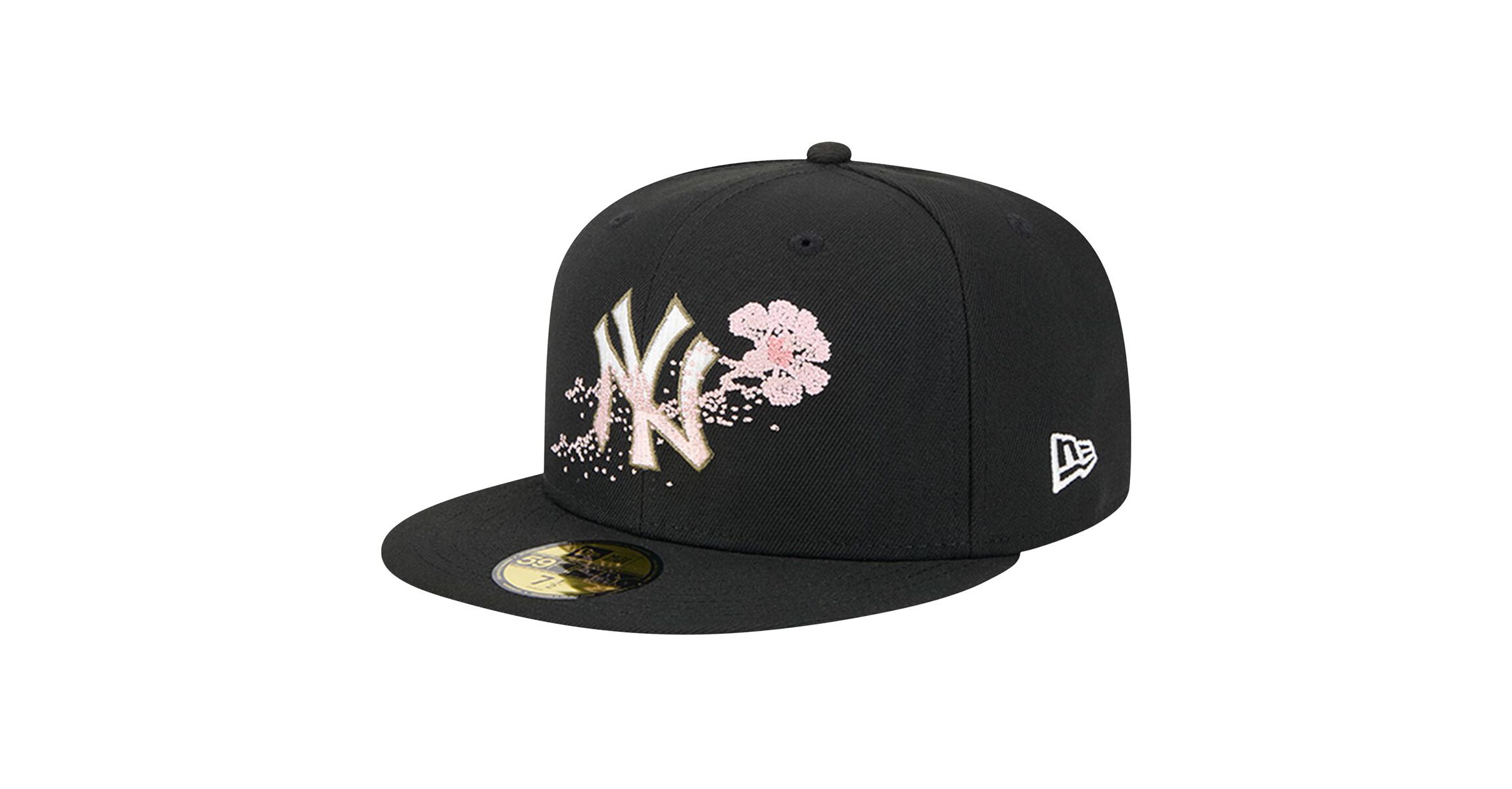 MLB New York Yankees Dotted Floral 59FIFTY Fitted Hat