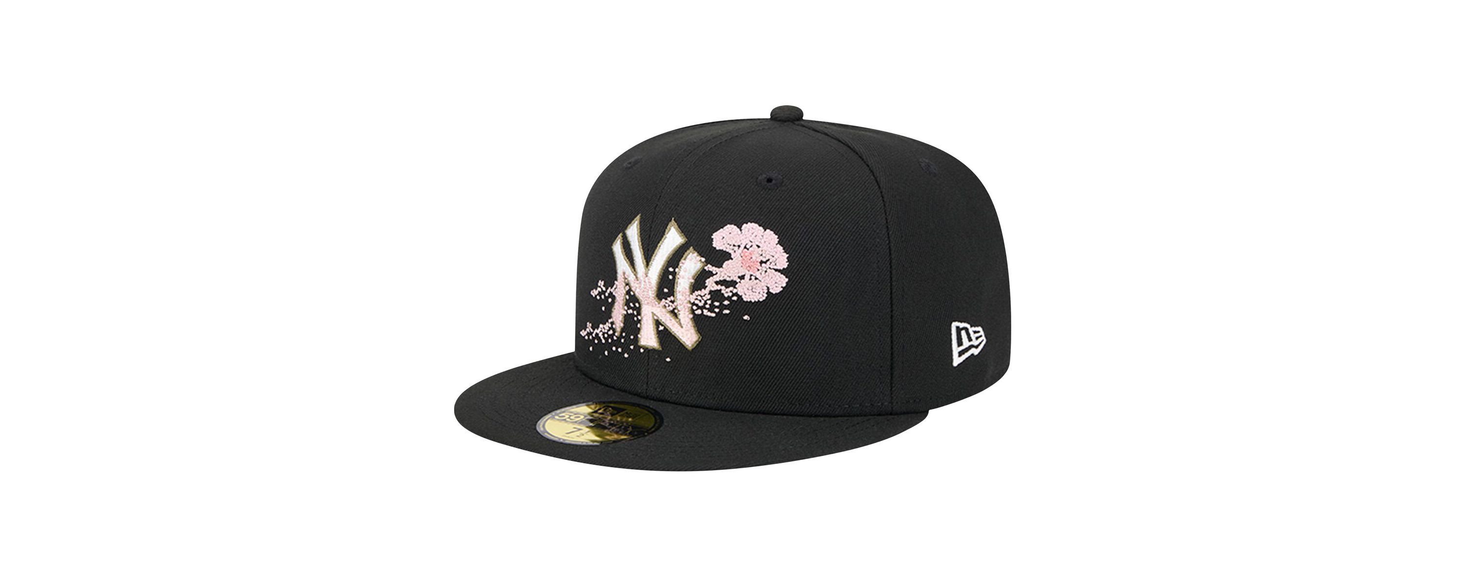 MLB New York Yankees Dotted Floral 59FIFTY Fitted Hat