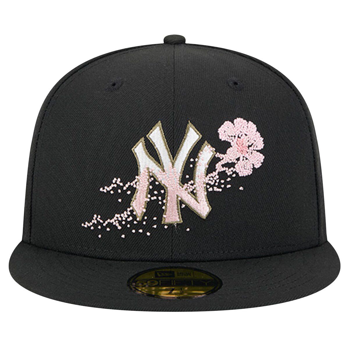 MLB New York Yankees Dotted Floral 59FIFTY Fitted Hat