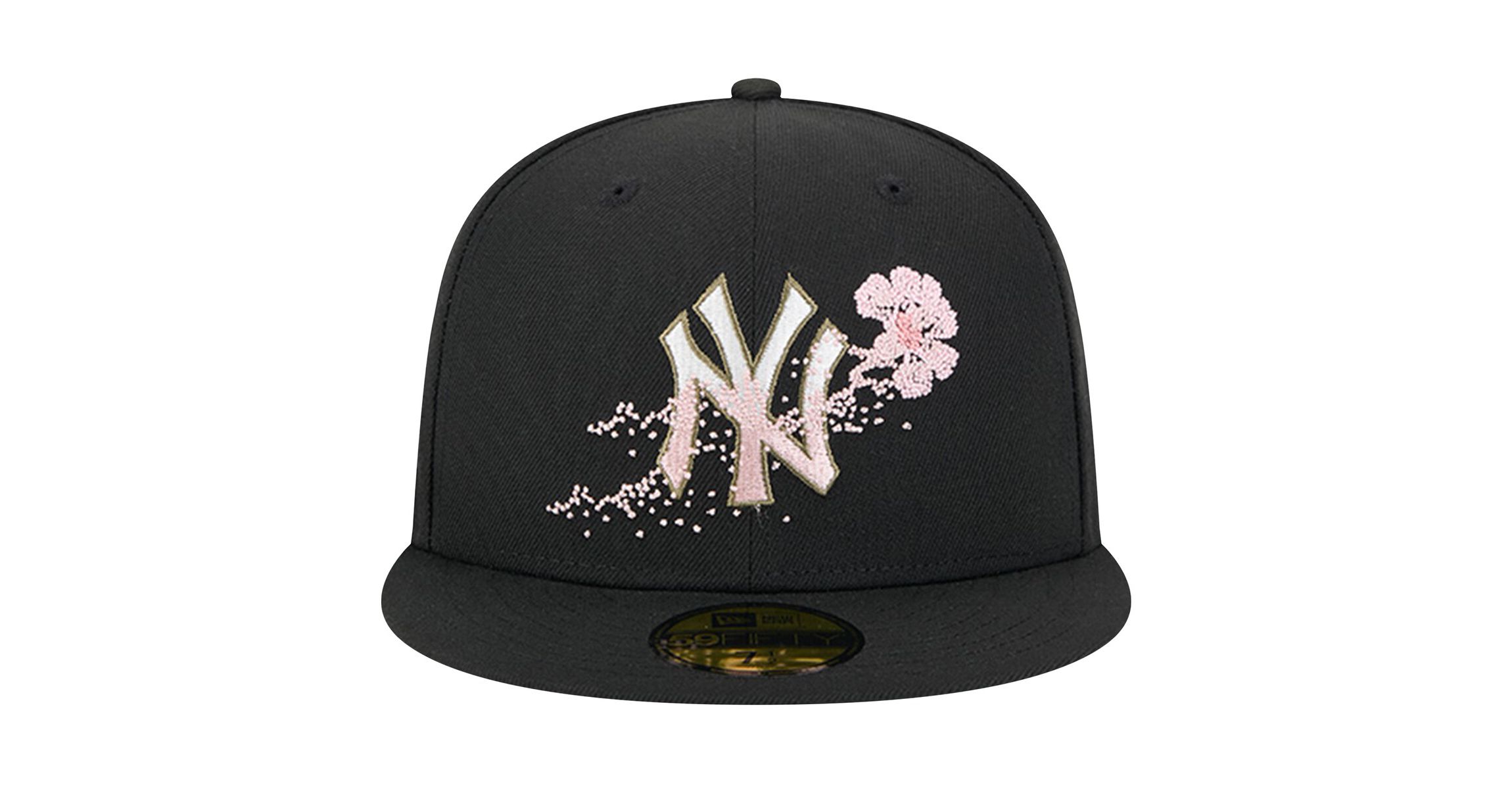 MLB New York Yankees Dotted Floral 59FIFTY Fitted Hat