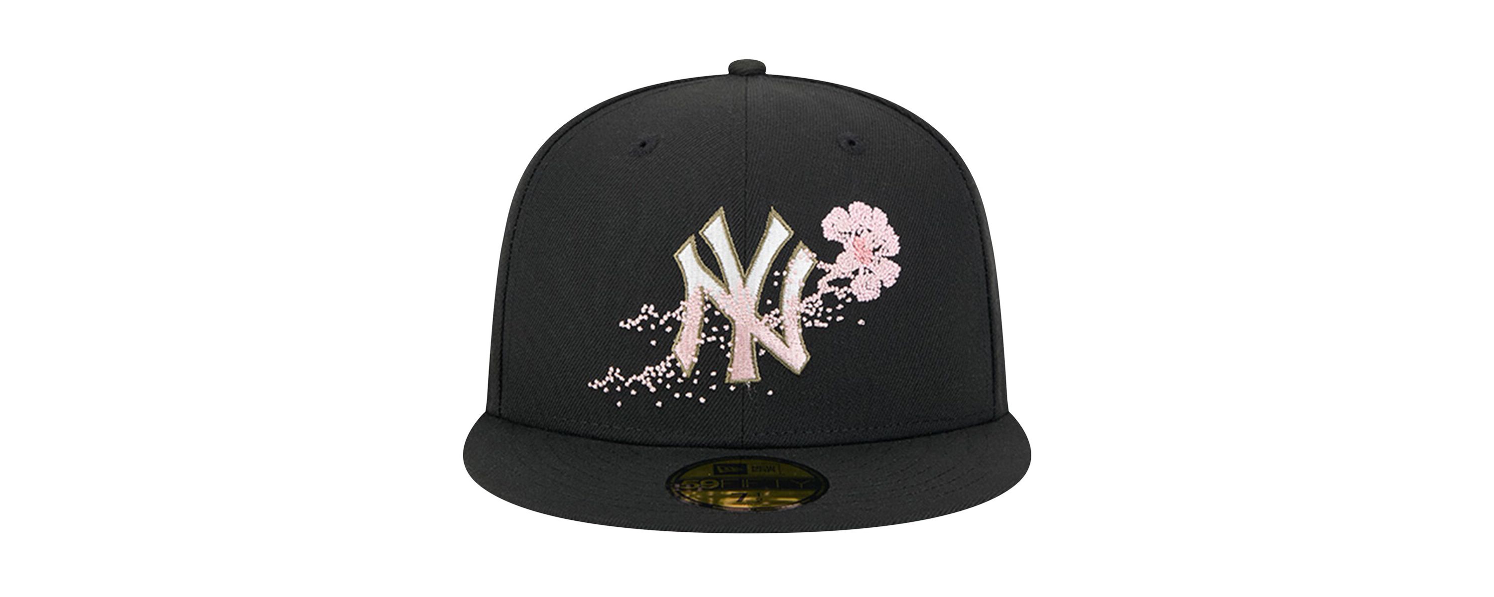 MLB New York Yankees Dotted Floral 59FIFTY Fitted Hat