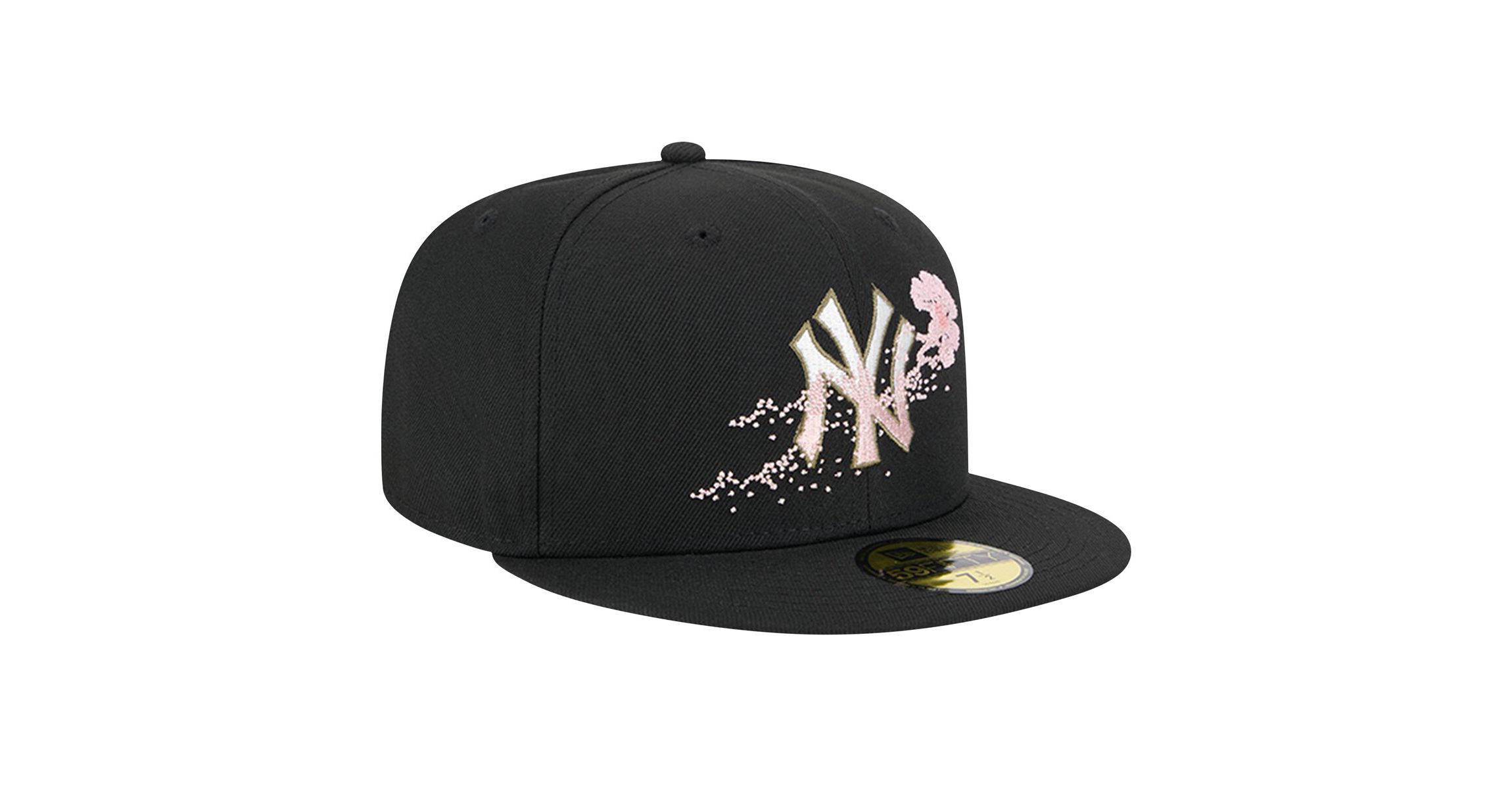 MLB New York Yankees Dotted Floral 59FIFTY Fitted Hat