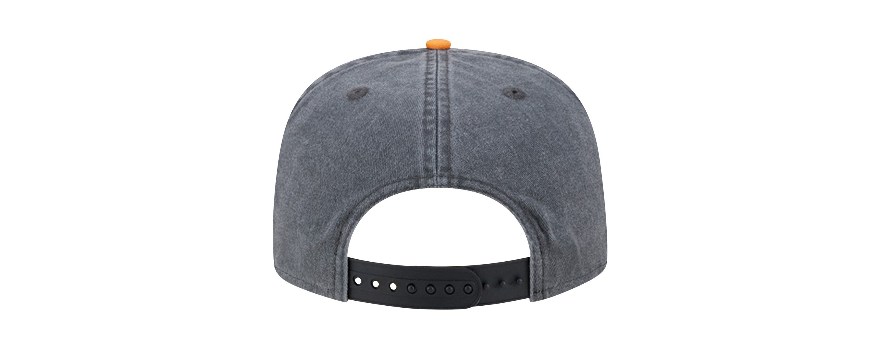 MLB Black/Orange San Francisco Giants 2007 MLB All-Star Game Pigment Dye Golfer Snapback Hat