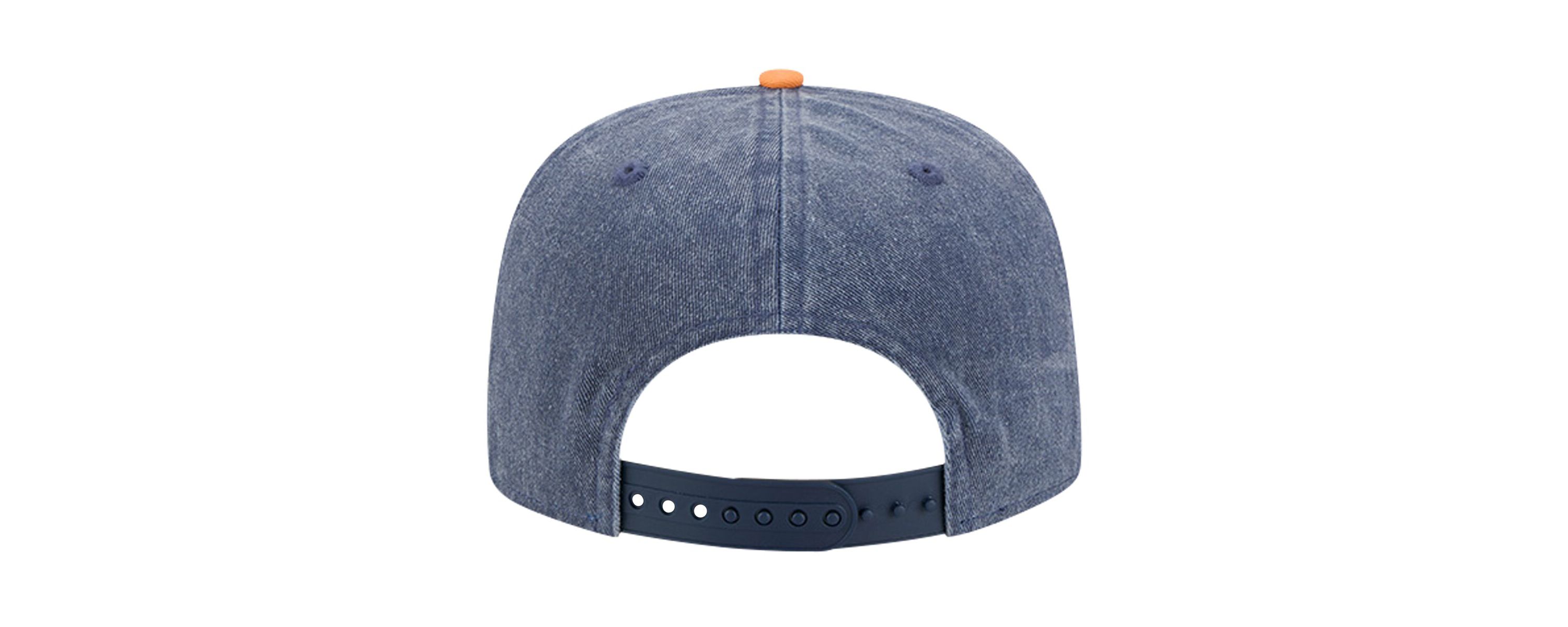 MLB Navy/Orange Detroit Tigers 2000 Pigment Dye Golfer Snapback Hat