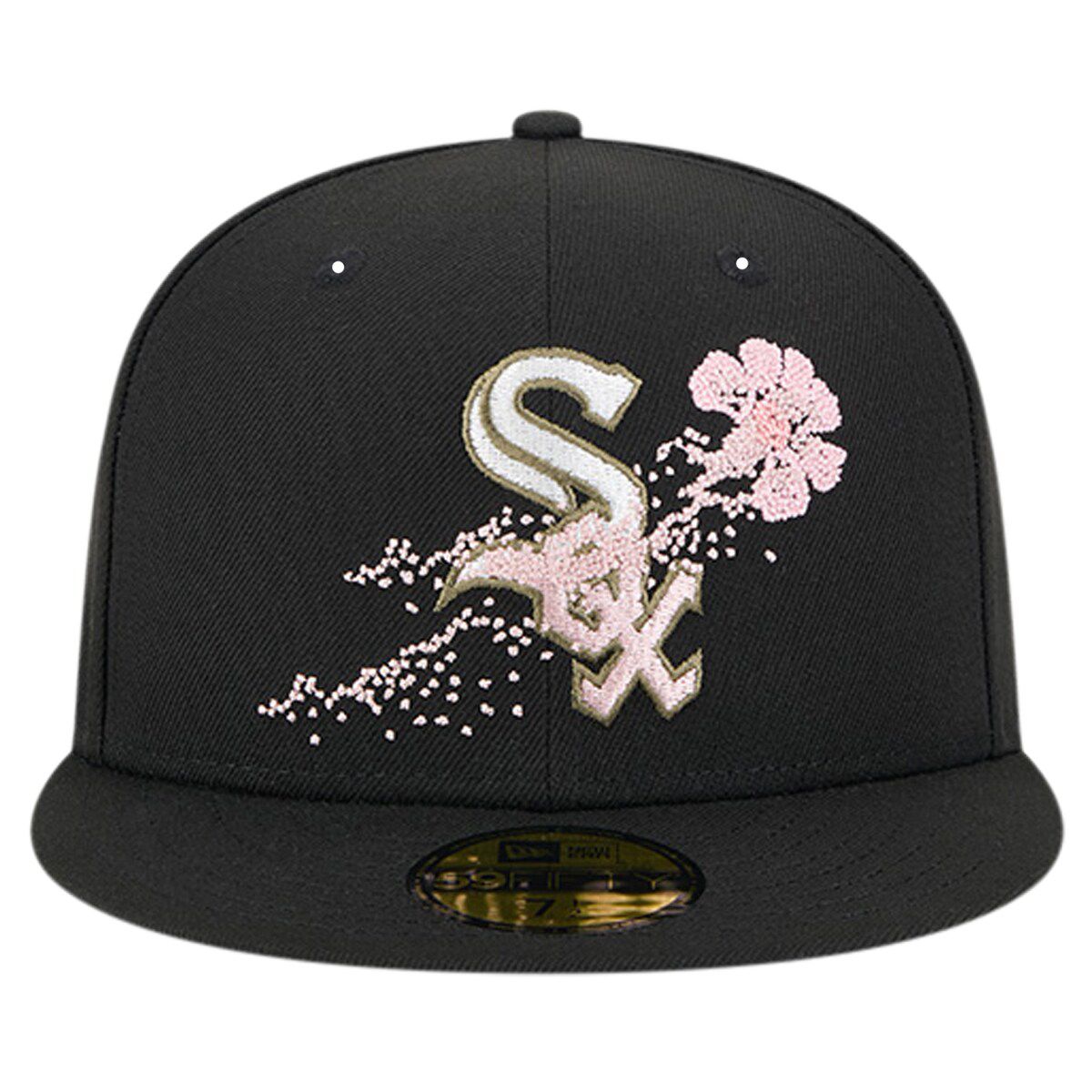 Chicago White Sox MLB Chicago Sox Dotted Floral 59FIFTY Fitted Hat