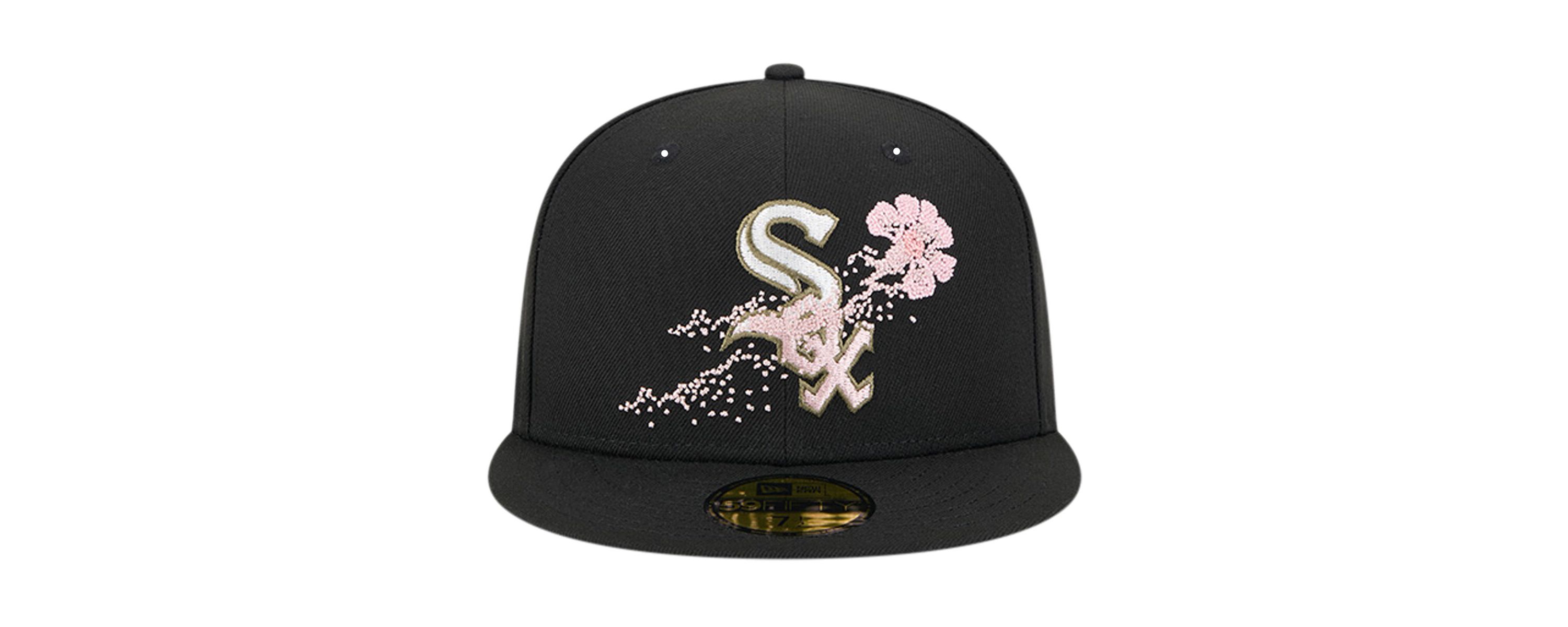 Chicago White Sox MLB Chicago Sox Dotted Floral 59FIFTY Fitted Hat