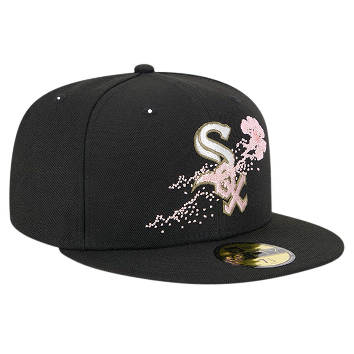 Chicago White Sox MLB Chicago Sox Dotted Floral 59FIFTY Fitted Hat