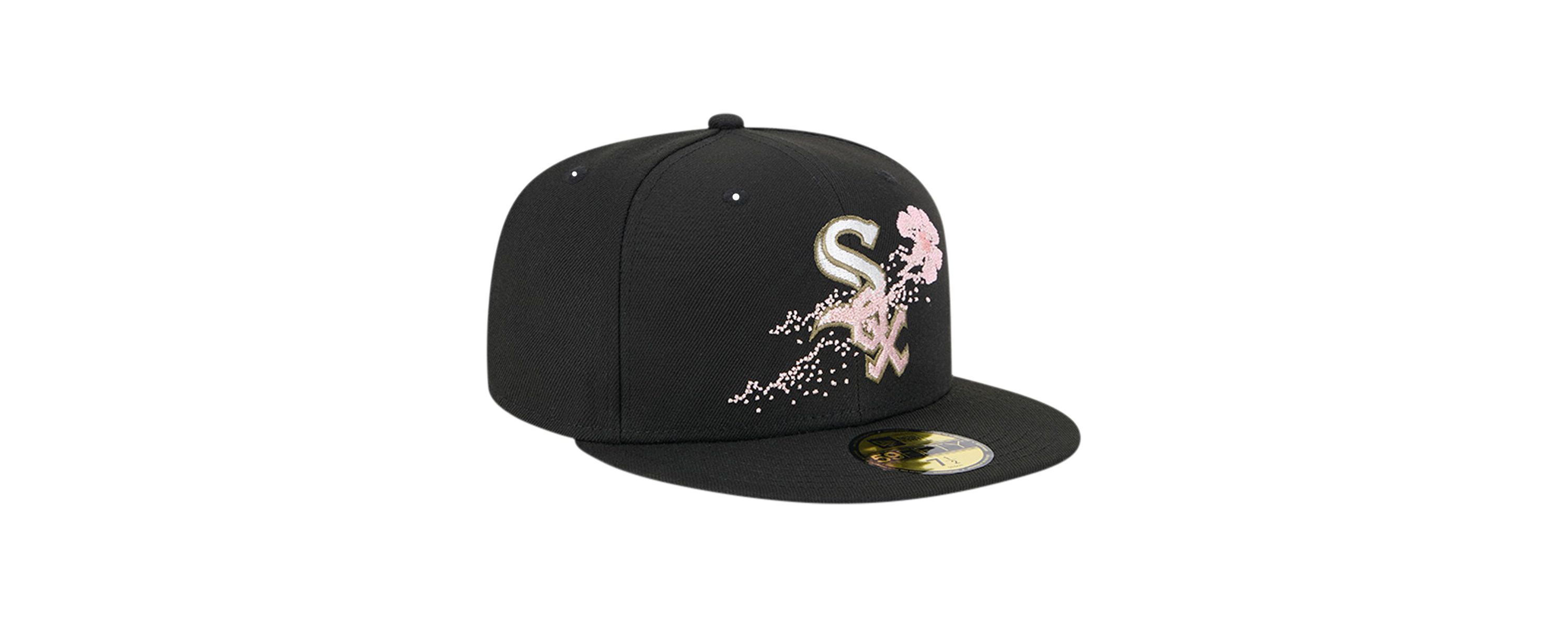 Chicago White Sox MLB Chicago Sox Dotted Floral 59FIFTY Fitted Hat
