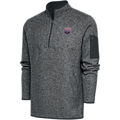 Antigua Men's Olympics USA Swimming Fortune Quarter-Zip Pullover Jacket
