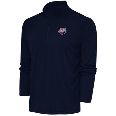 Antigua Men's Olympics USA Swimming Tribute Quarter-Zip Pullover Top