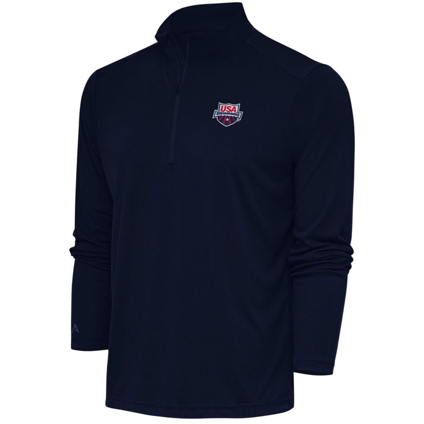 Olympics USA Swimming Tribute Quarter-Zip Pullover Top