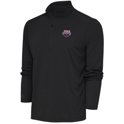 Antigua Men's Olympics USA Swimming Tribute Quarter-Zip Pullover Top