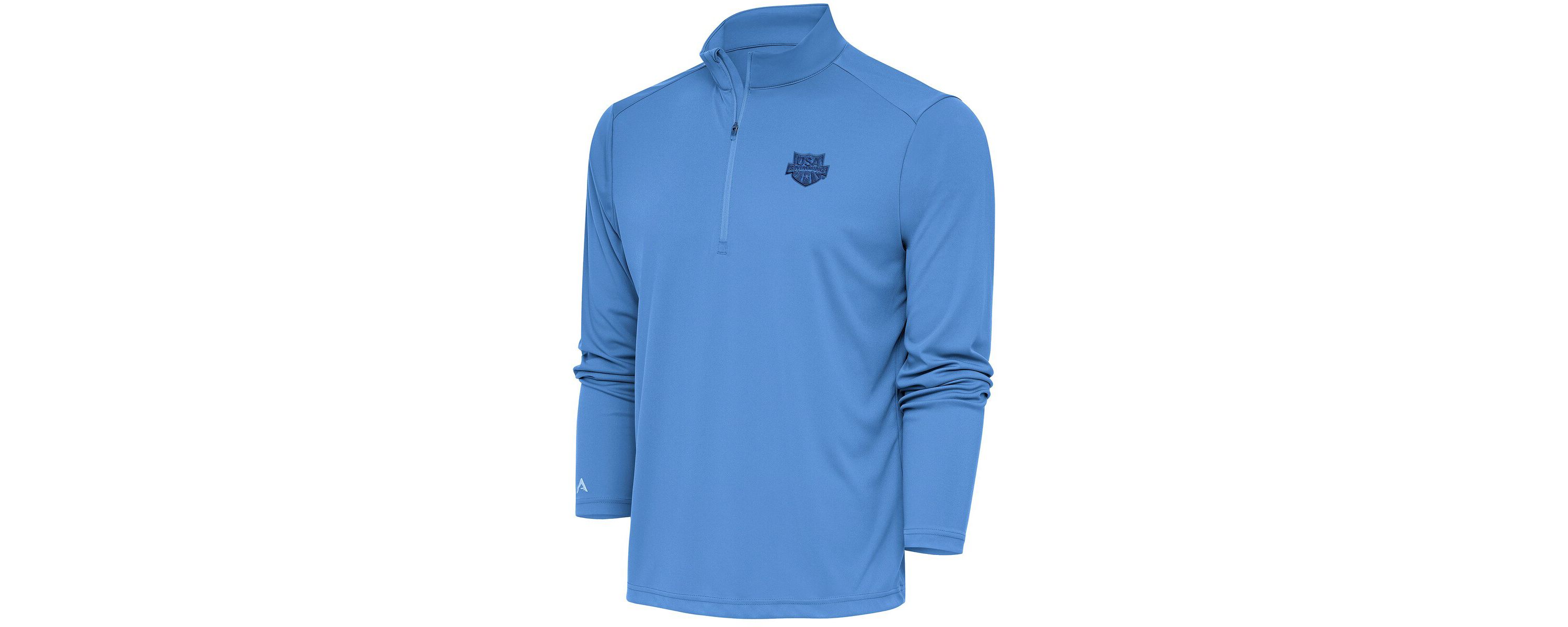 Olympics Powder USA Swimming Tribute Quarter-Zip Pullover Top