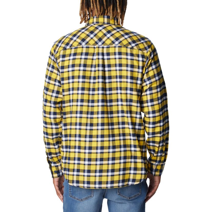 NCAA Michigan Wolverines Flare Gun Flannel Long Sleeve Shirt