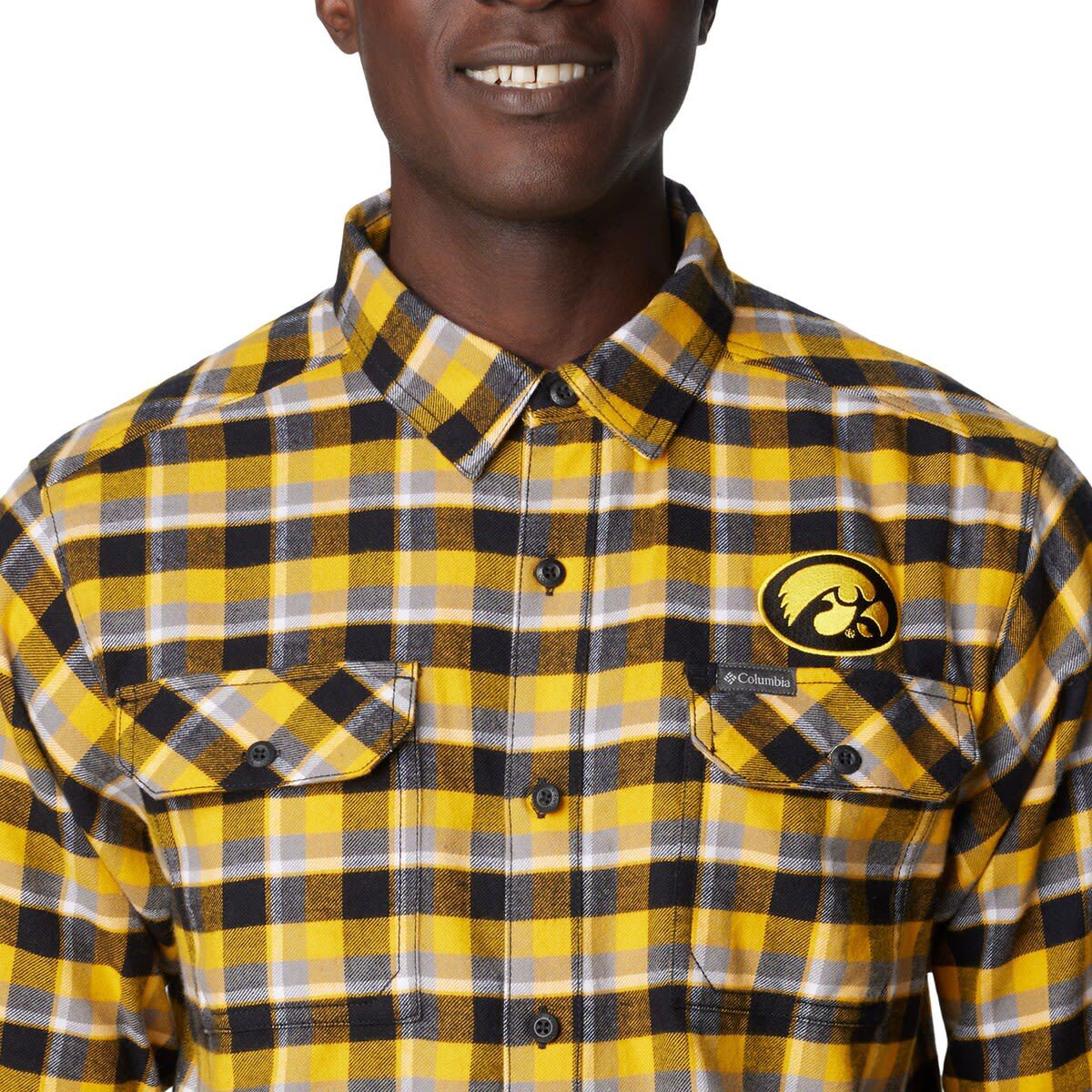 NCAA Iowa Hawkeyes Flare Gun Flannel Long Sleeve Shirt