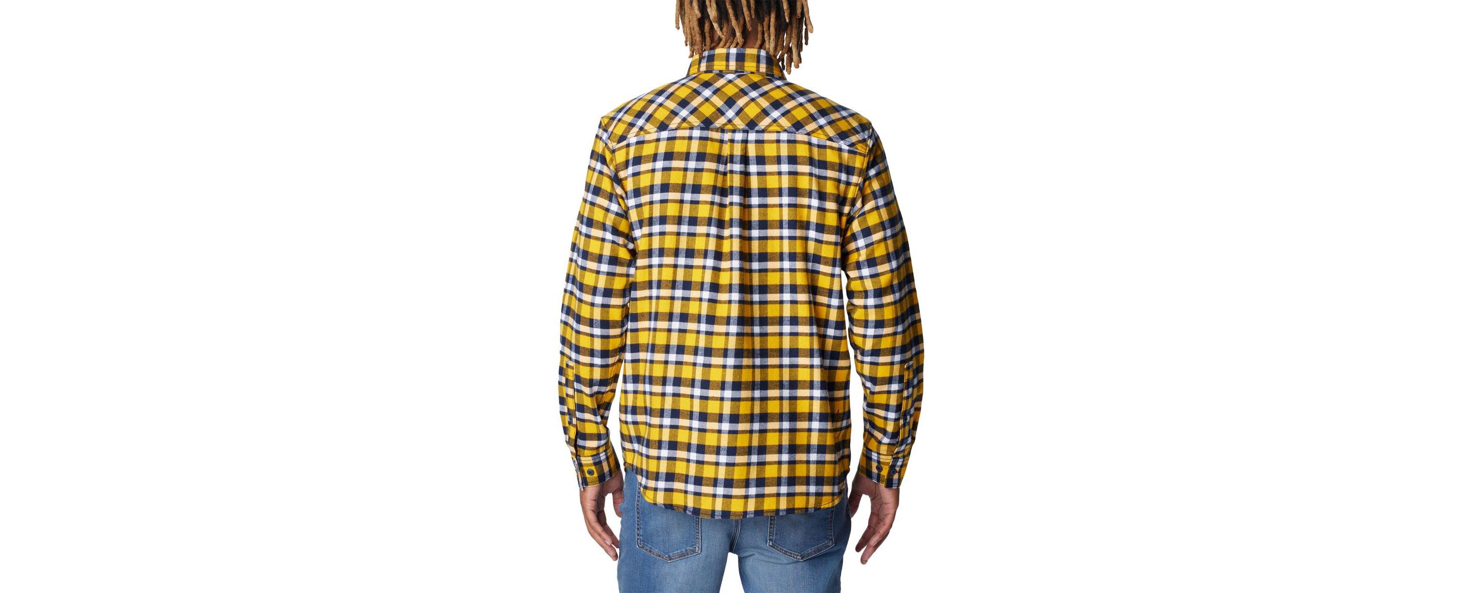 NCAA West Virginia Mountaineers Flare Gun Flannel Long Sleeve Shirt