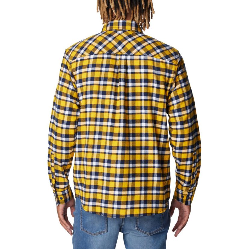 NCAA West Virginia Mountaineers Flare Gun Flannel Long Sleeve Shirt