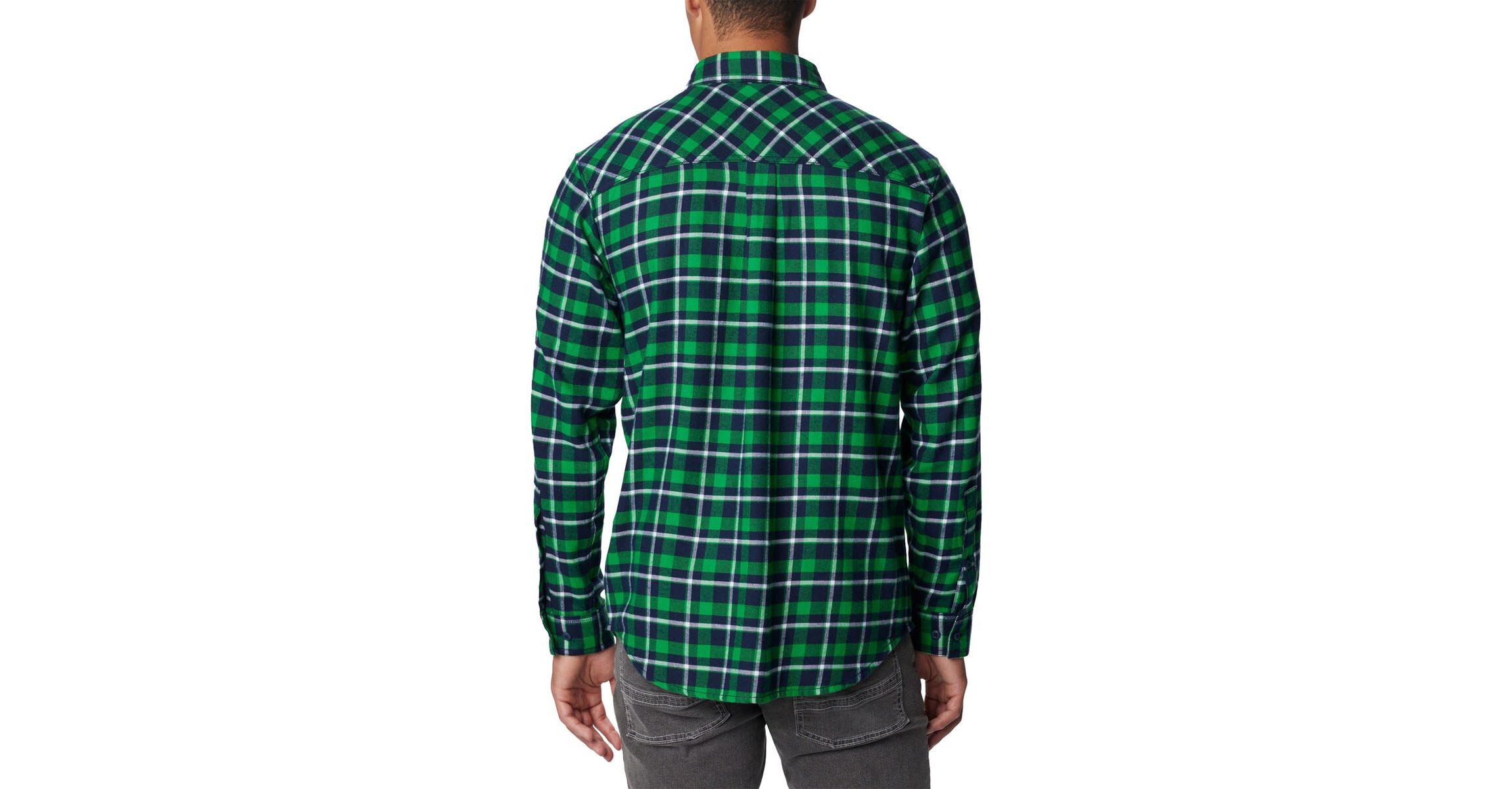 NCAA Notre Dame Fighting Irish Flare Gun Flannel Long Sleeve Shirt