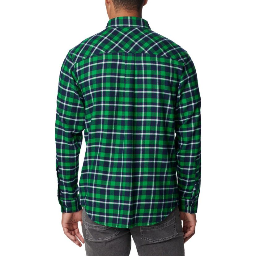 NCAA Notre Dame Fighting Irish Flare Gun Flannel Long Sleeve Shirt
