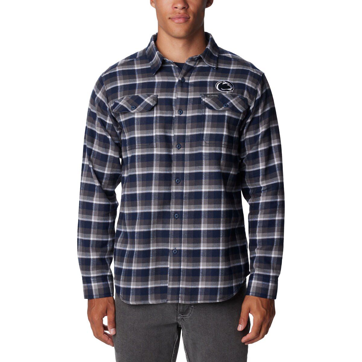 NCAA Penn State Nittany Lions Flare Gun Flannel Long Sleeve Shirt