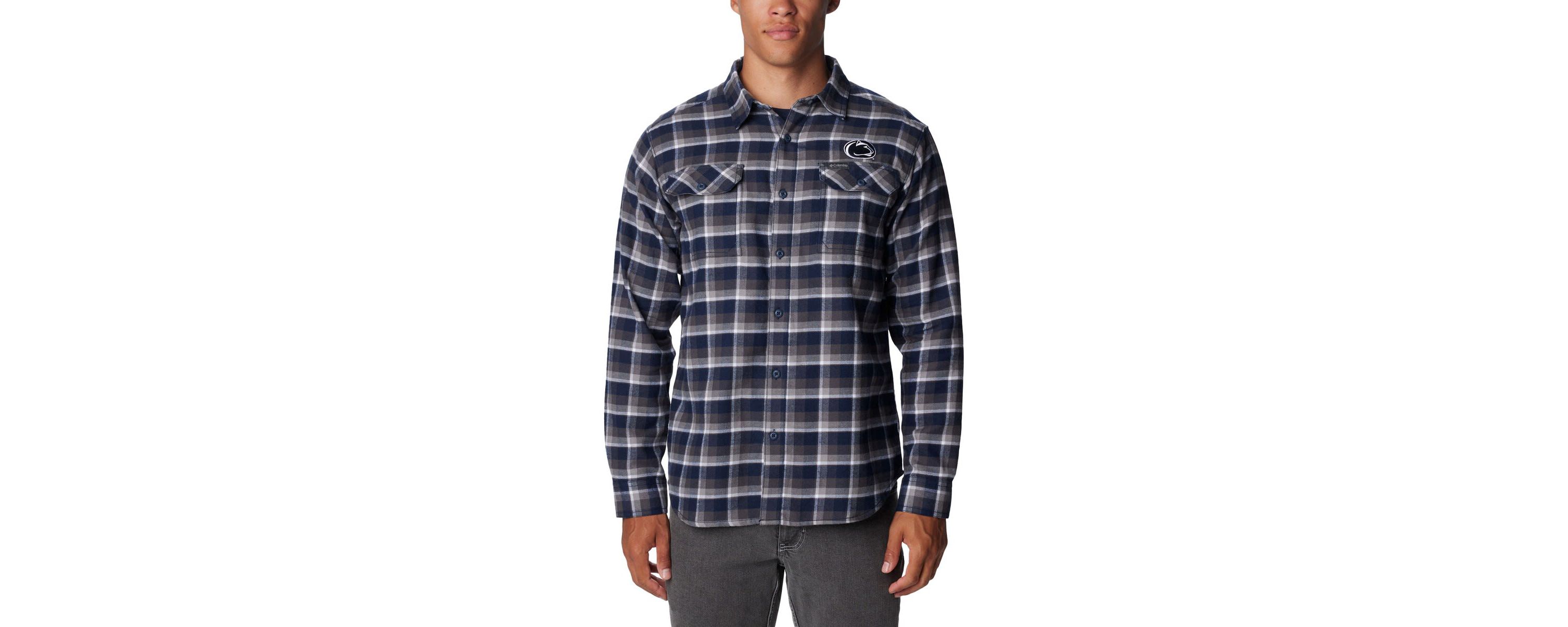NCAA Penn State Nittany Lions Flare Gun Flannel Long Sleeve Shirt