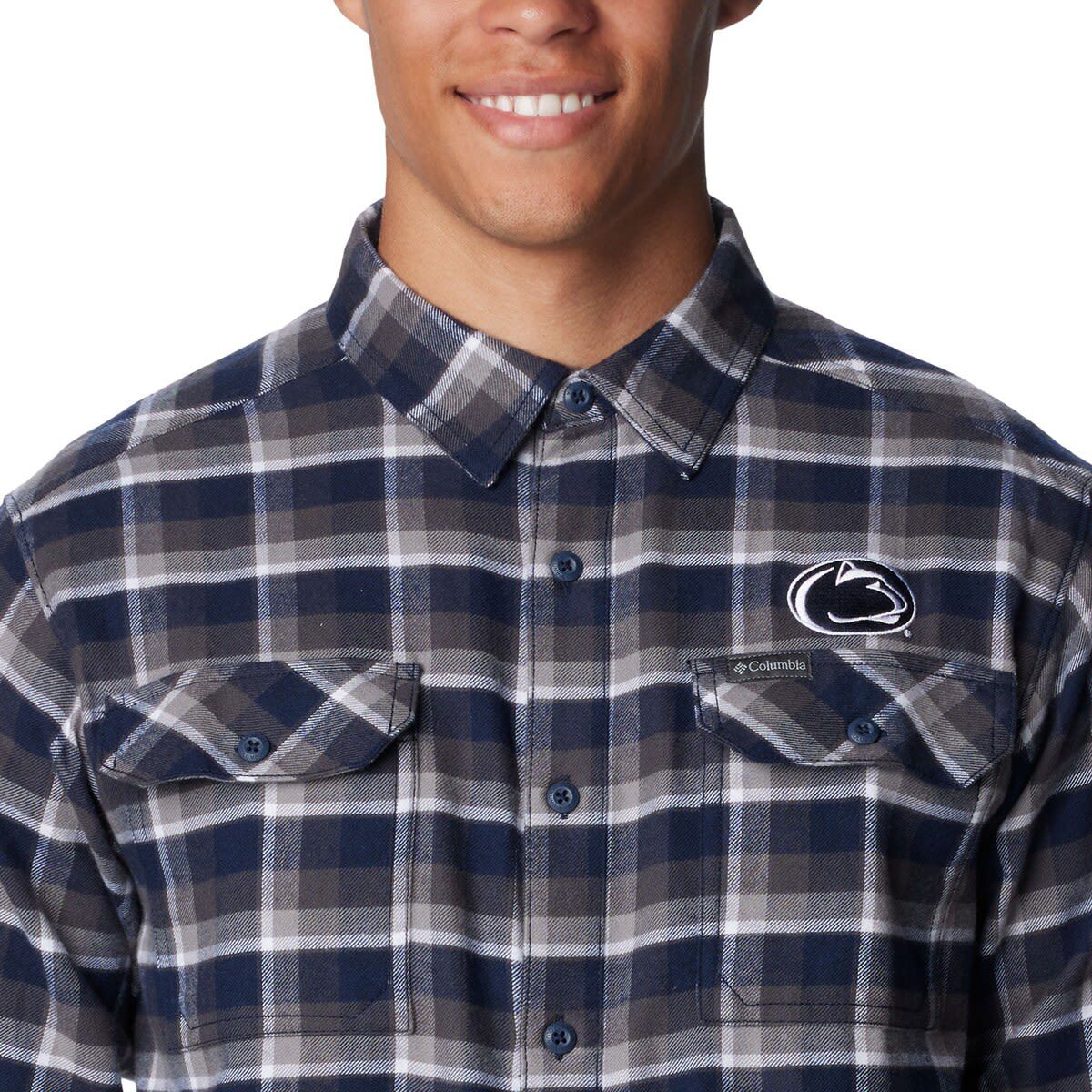 NCAA Penn State Nittany Lions Flare Gun Flannel Long Sleeve Shirt
