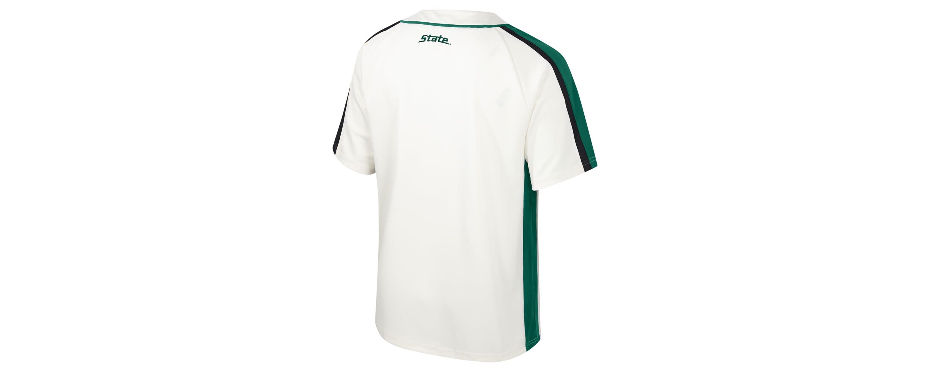 NCAA Michigan State Spartans Ruth Button-Up Baseball Jersey