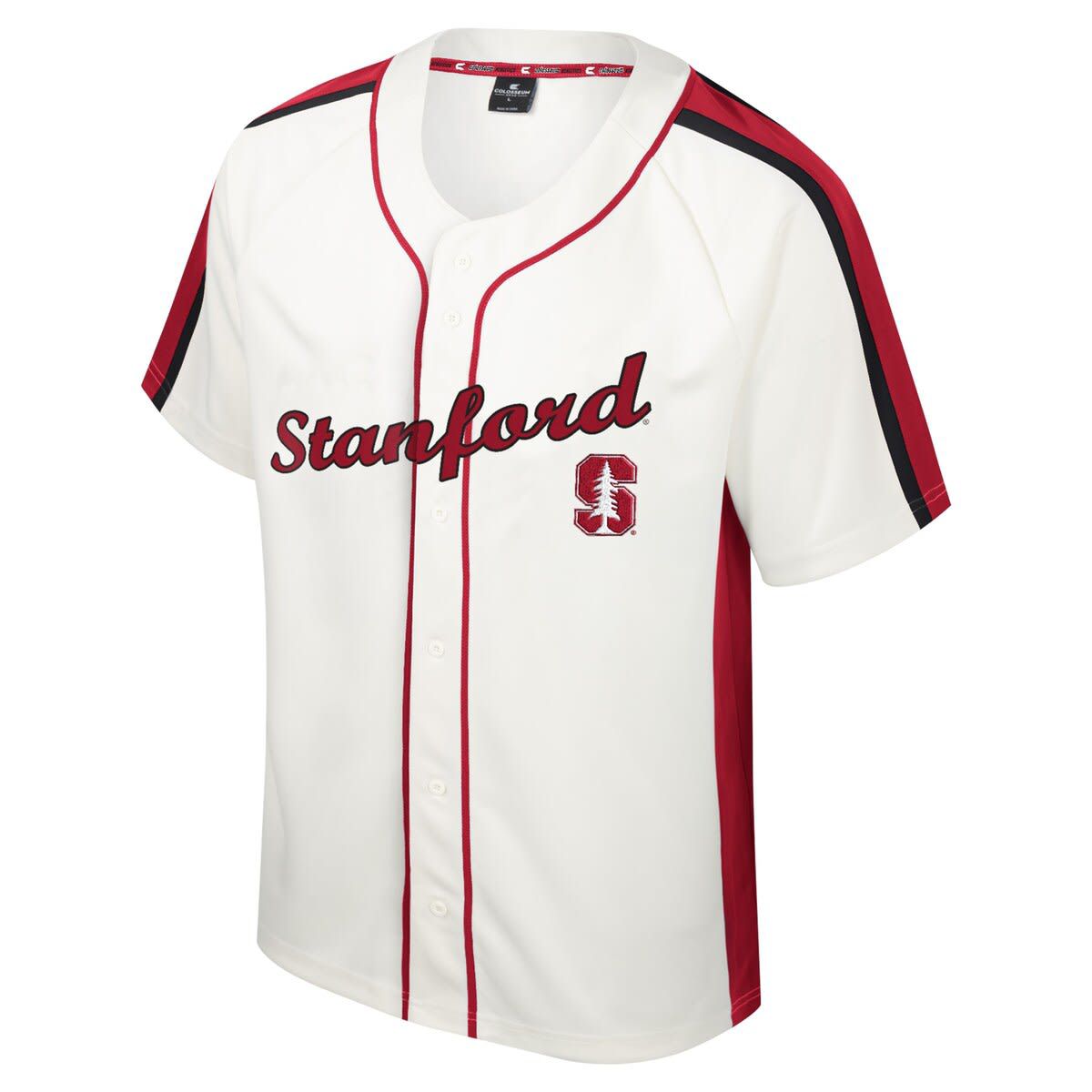 Stanford Cardinal NCAA Stanford Ruth Button-Up Baseball Jersey