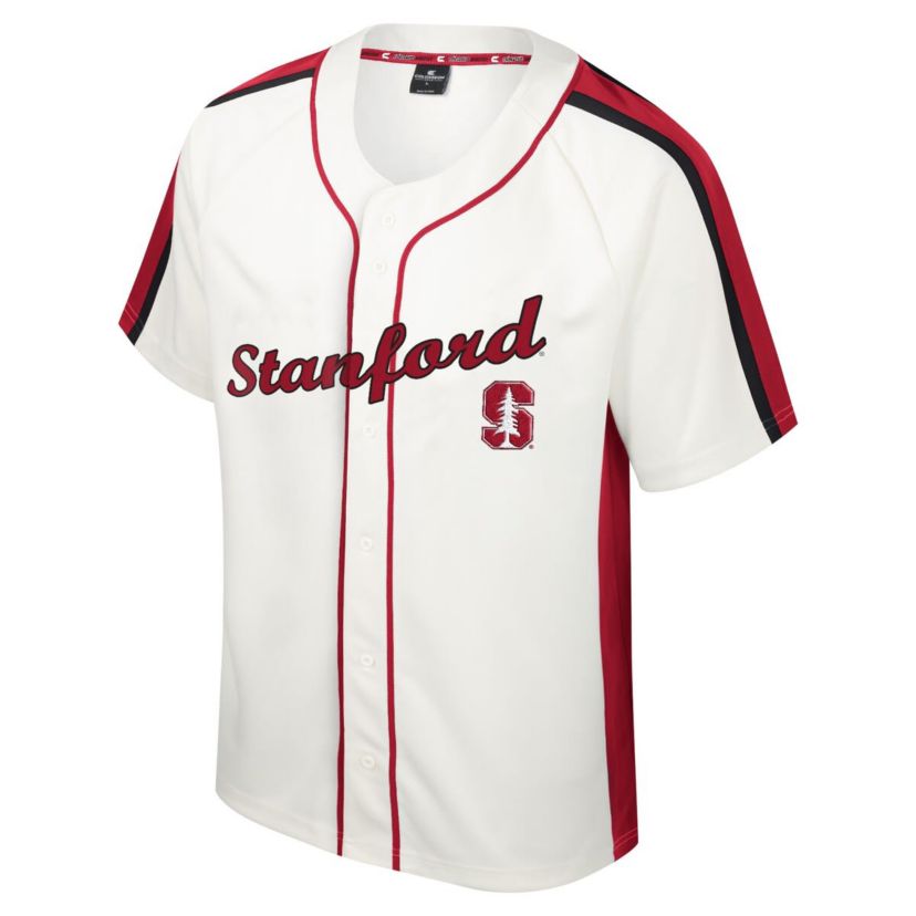 Stanford Cardinal NCAA Stanford Ruth Button-Up Baseball Jersey