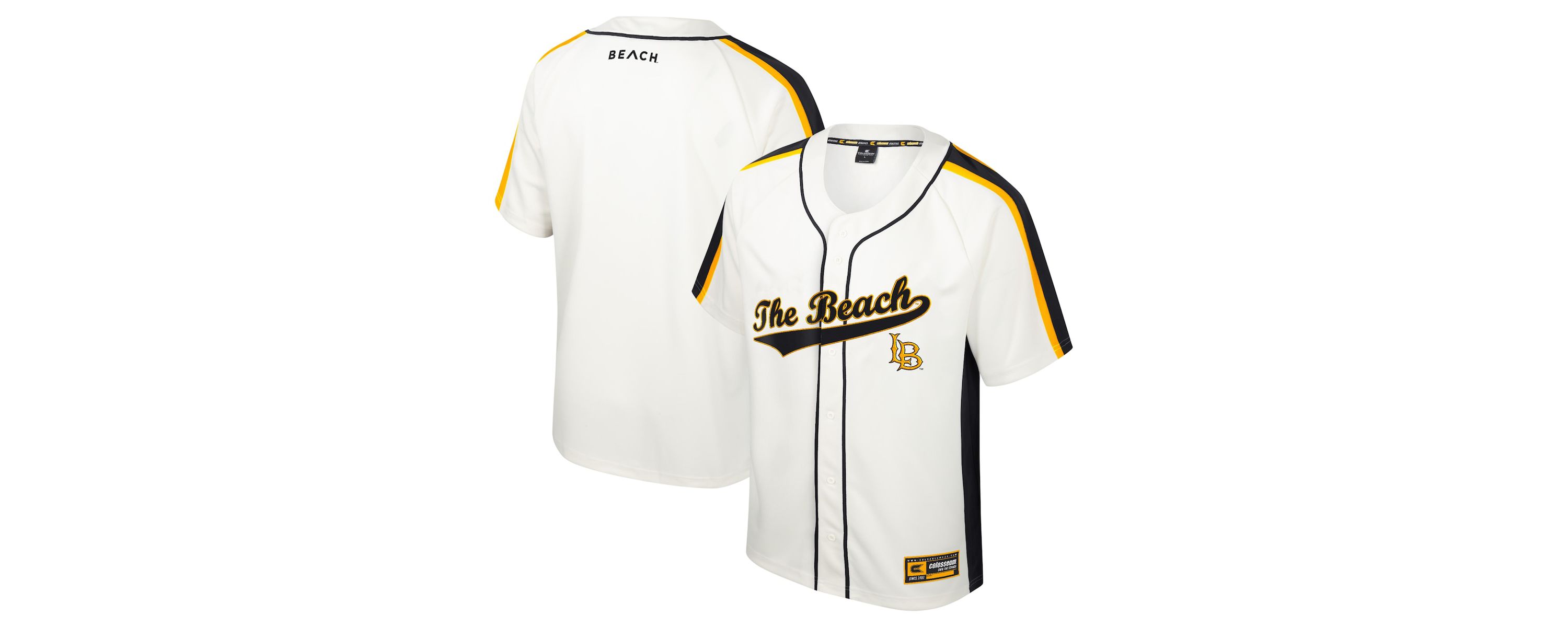 NCAA Cal State Long Beach The Beach Ruth Button-Up Baseball Jersey