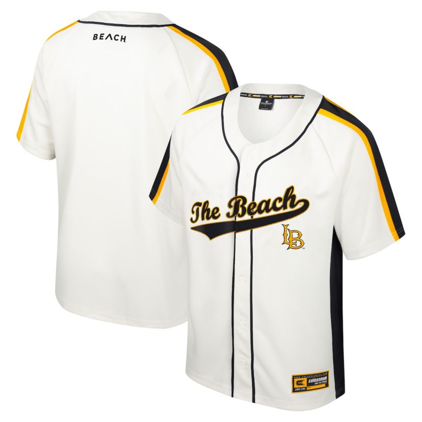 NCAA Cal State Long Beach The Beach Ruth Button-Up Baseball Jersey