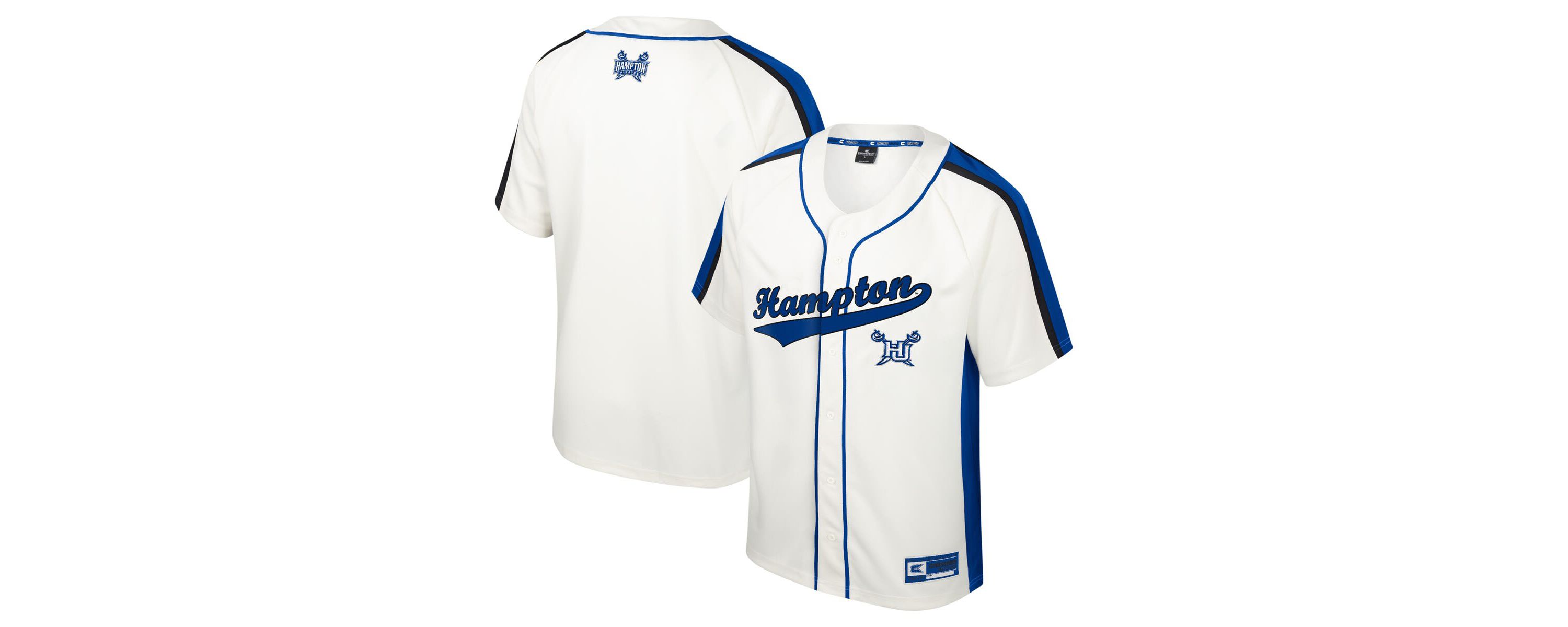 NCAA Hampton Pirates Ruth Button-Up Baseball Jersey