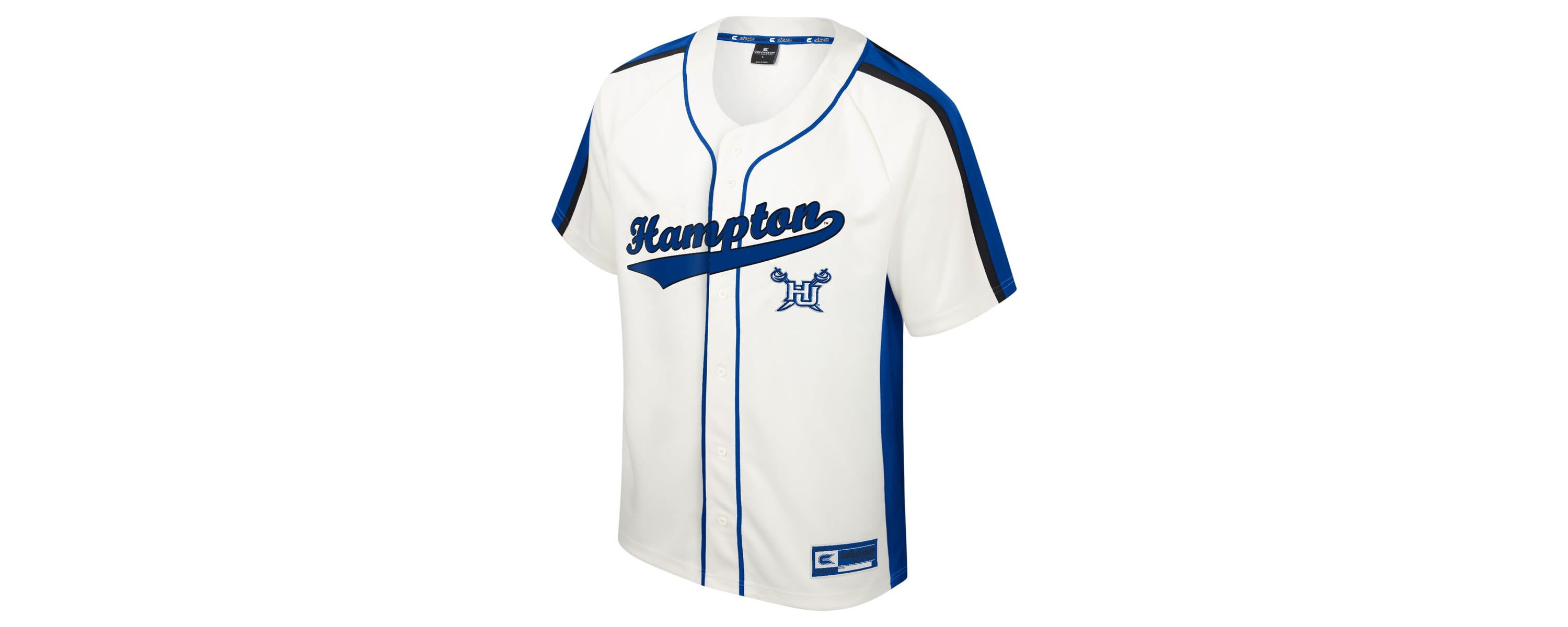 NCAA Hampton Pirates Ruth Button-Up Baseball Jersey