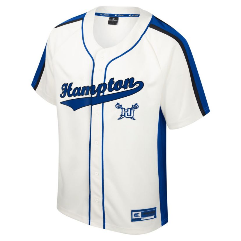 NCAA Hampton Pirates Ruth Button-Up Baseball Jersey