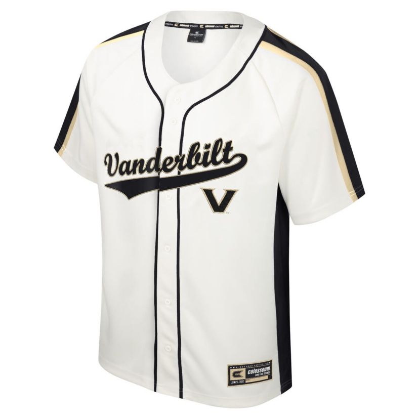 NCAA Vanderbilt Commodores Ruth Button-Up Baseball Jersey