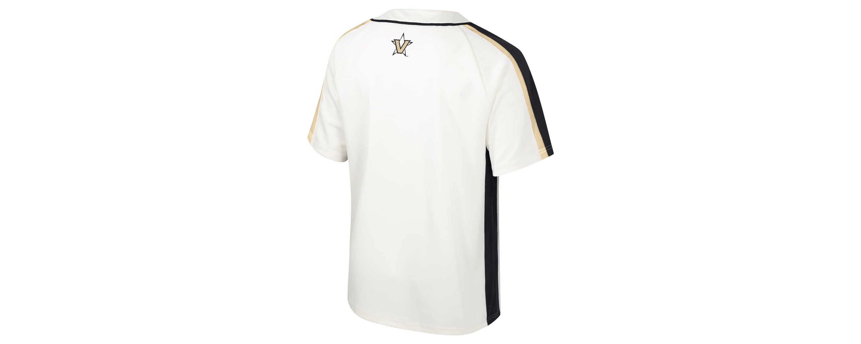 NCAA Vanderbilt Commodores Ruth Button-Up Baseball Jersey