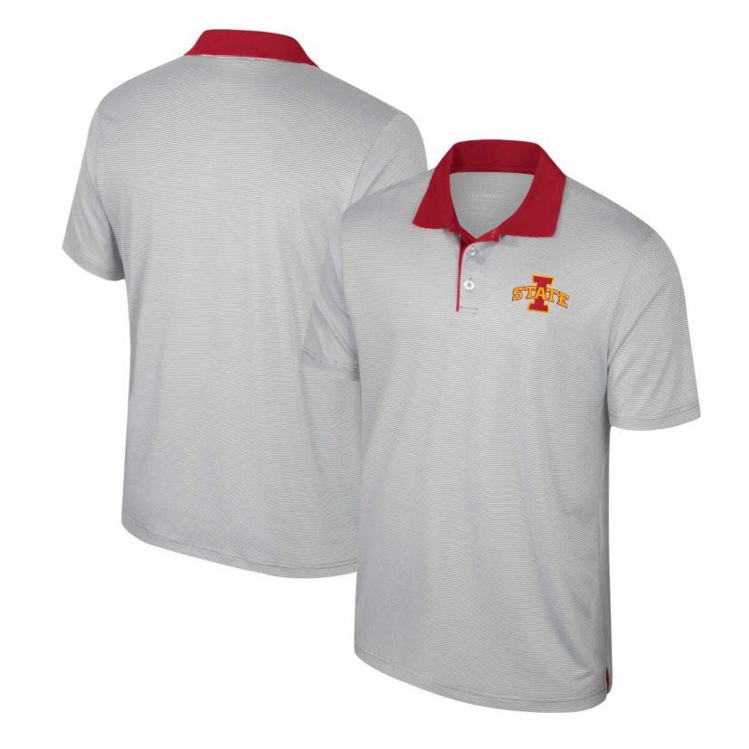 NCAA Iowa State Cyclones Tuck Striped Polo