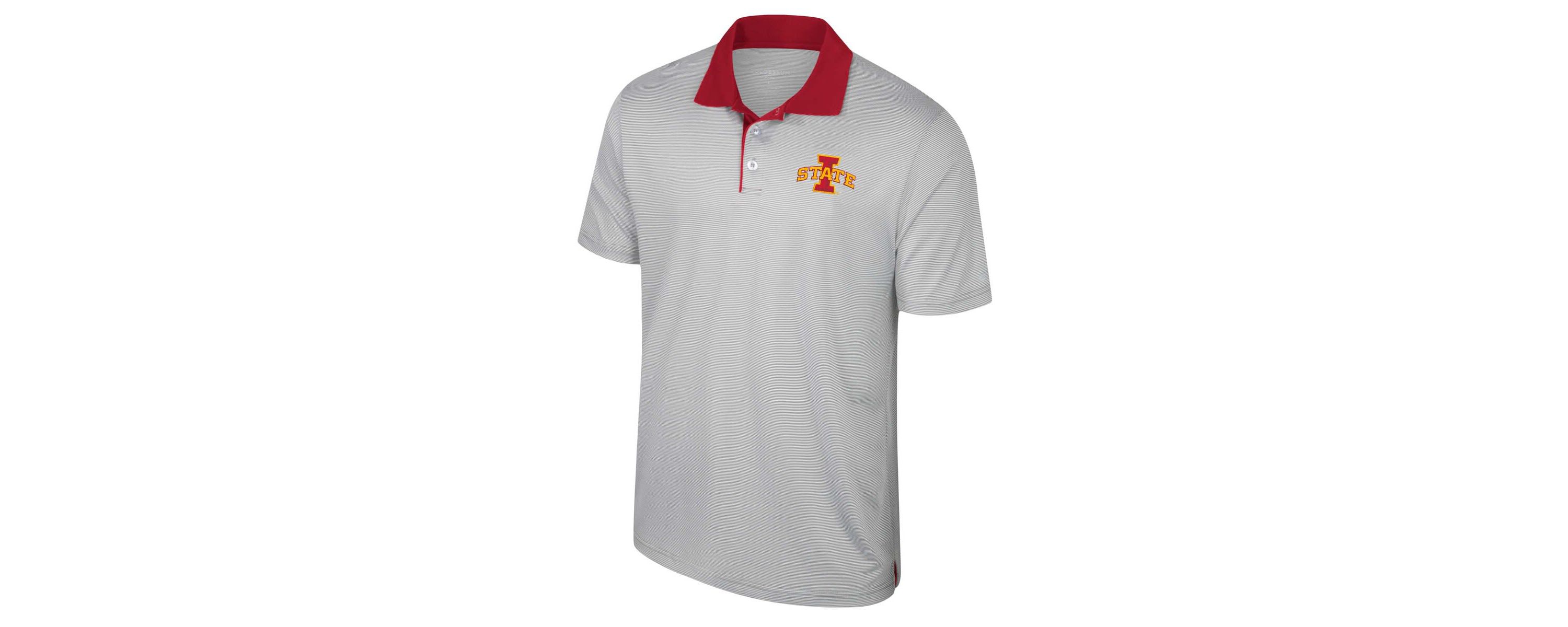 NCAA Iowa State Cyclones Tuck Striped Polo