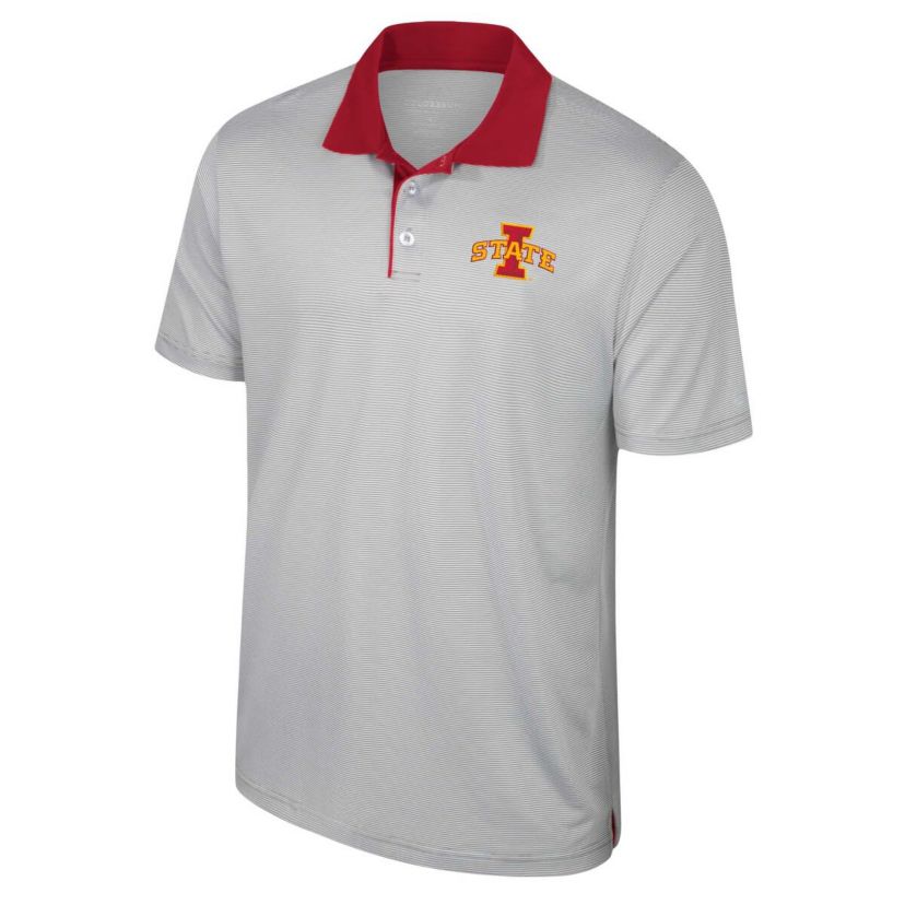 NCAA Iowa State Cyclones Tuck Striped Polo