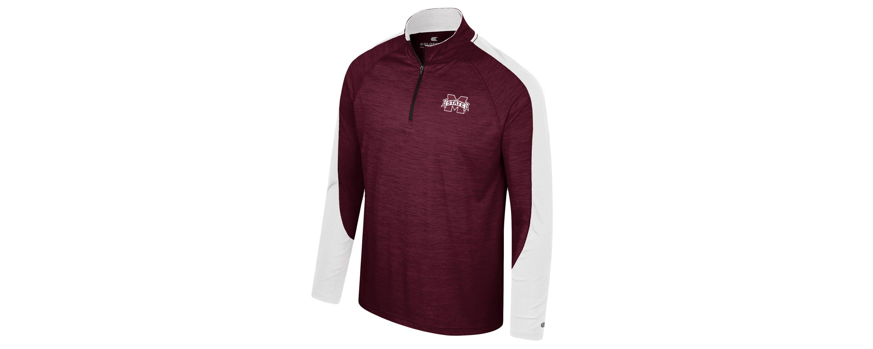 NCAA Mississippi State Bulldogs Langmore Raglan Quarter-Zip Top