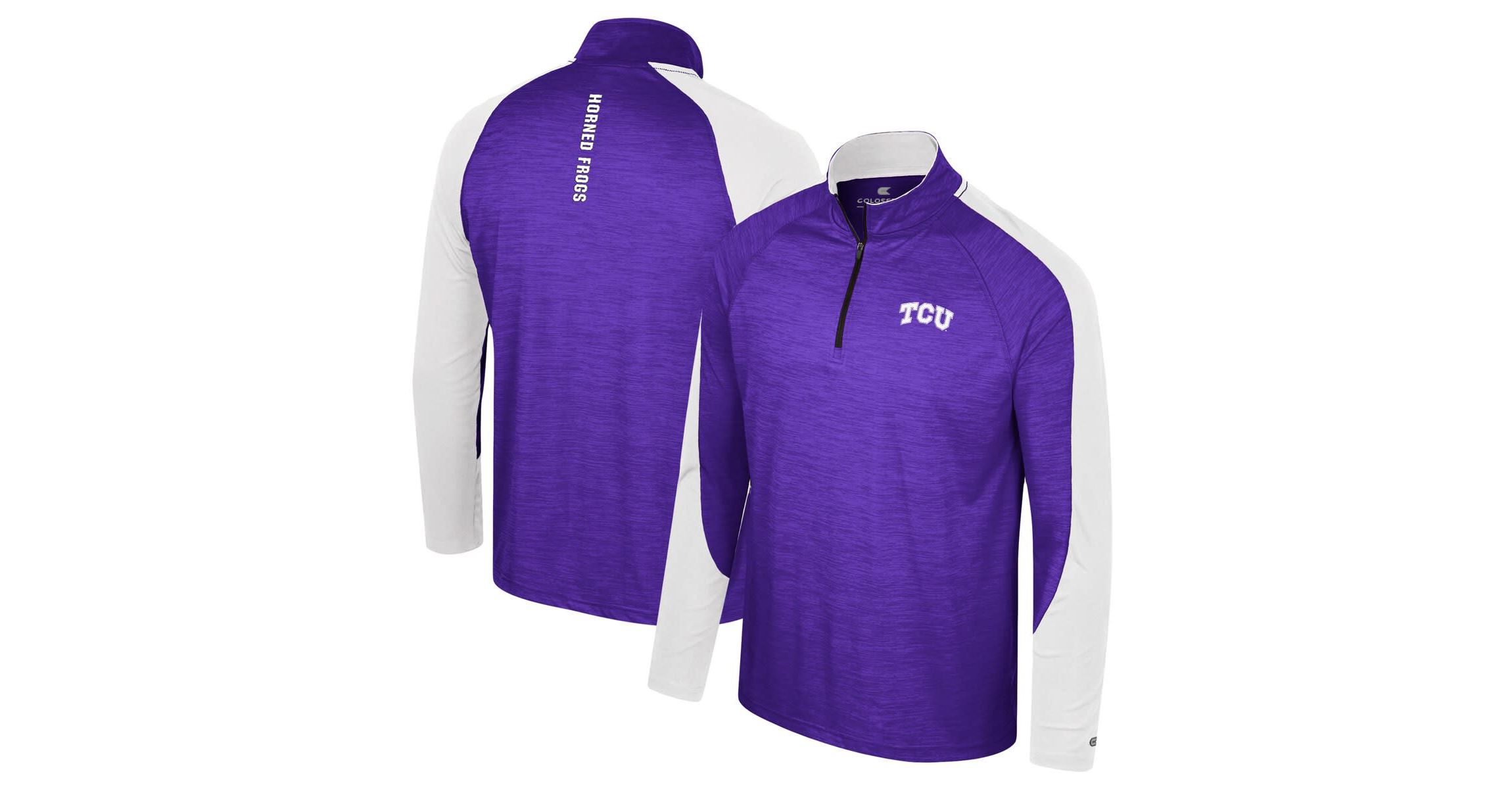 NCAA TCU Horned Frogs Langmore Raglan Quarter-Zip Top
