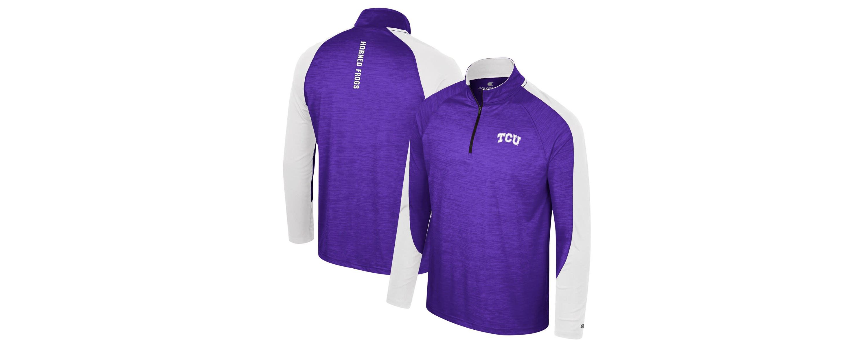 NCAA TCU Horned Frogs Langmore Raglan Quarter-Zip Top