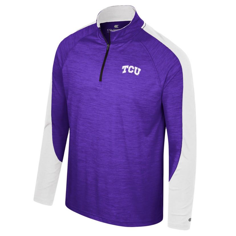 NCAA TCU Horned Frogs Langmore Raglan Quarter-Zip Top