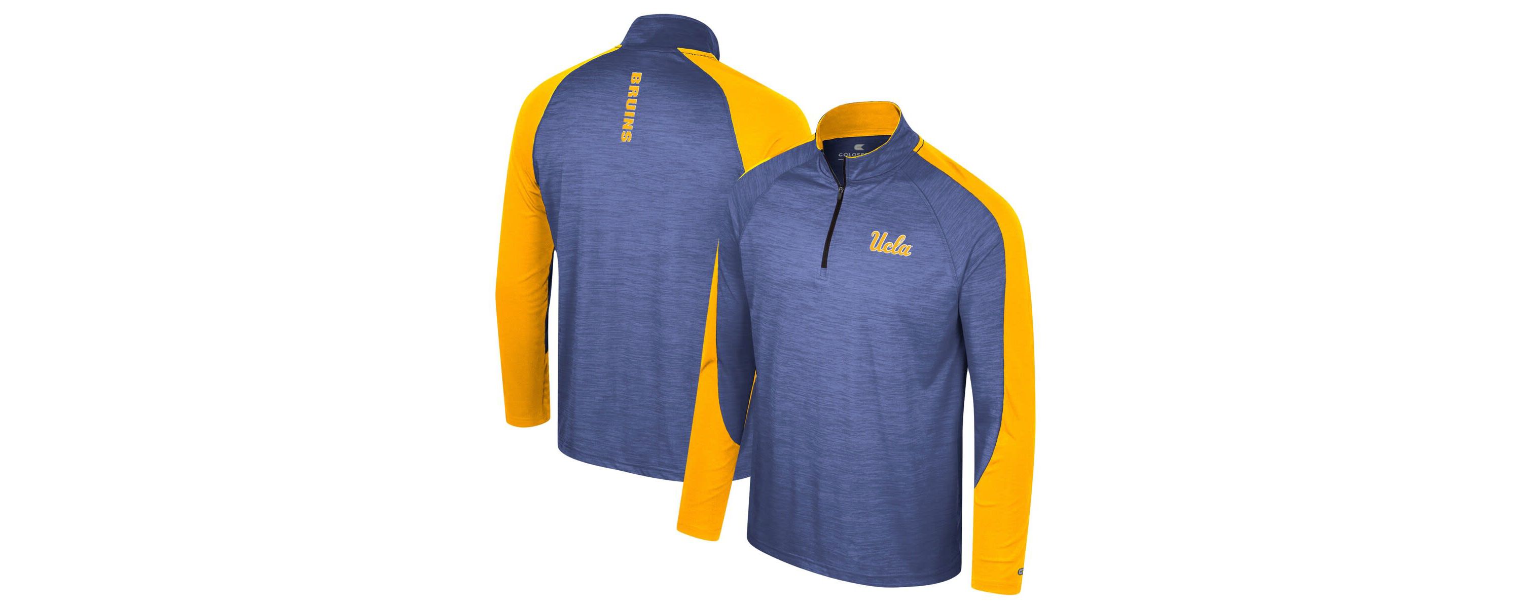 NCAA UCLA Bruins Langmore Raglan Quarter-Zip Top